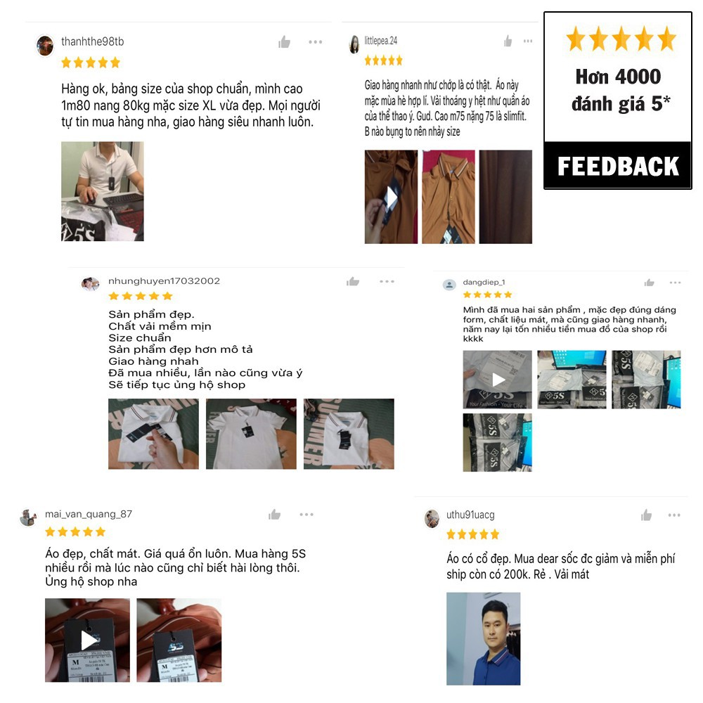 [MUA 2 POLO TẶNG 1 ÁO THUN 239K] Áo Thun Nam Có Cổ 5S (4 màu), Phom Ôm Vừa Vặn, Co Giãn 4 Chiều, Thấm Hút Cực Tốt | BigBuy360 - bigbuy360.vn