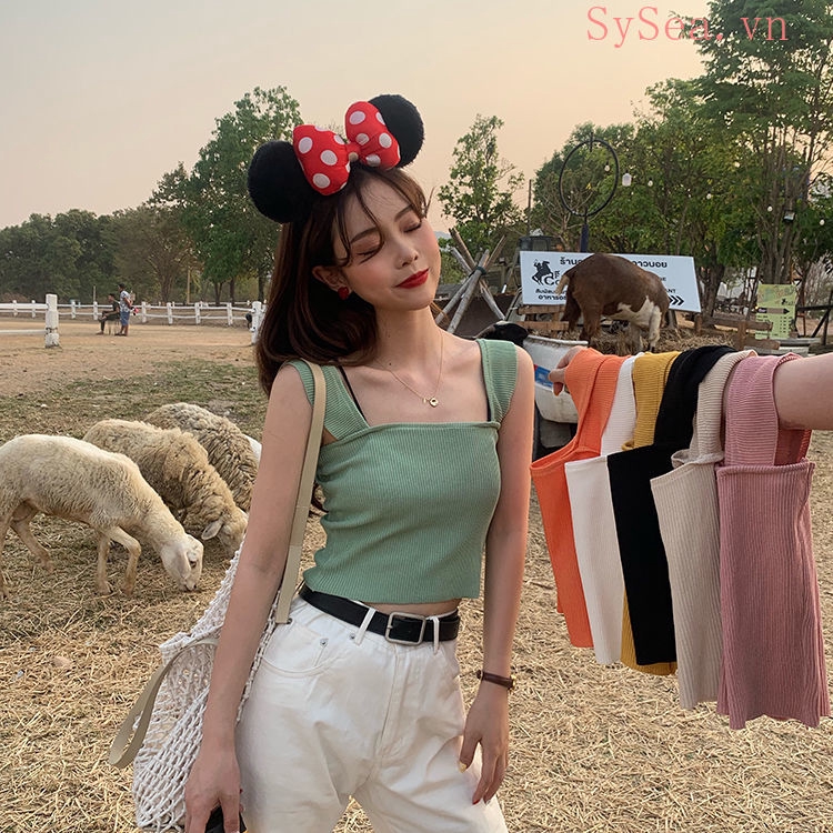 Áo hai dây nữ phong cách quyến rũ trẻ trung