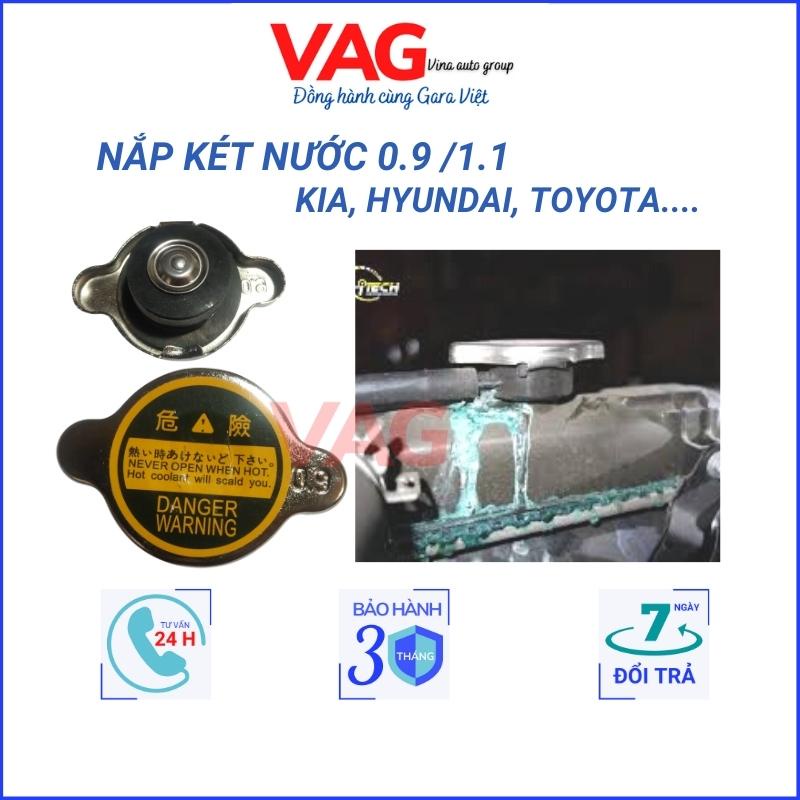 Nắp Két Nước Ô tô Nhĩ to và Nhĩ nhỏ Hợp Kim, Dày dặn, Siêu Bền - Nắp Két Nước Hyundai, Kia, Nissan, Toyota