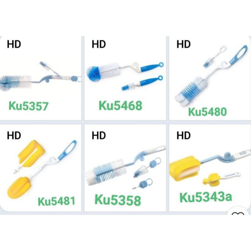 Cọ Súc Bình Sữa KuKu Cho Bé Nhiều Mẫu Đa Dạng ,Mút ,Cước ,