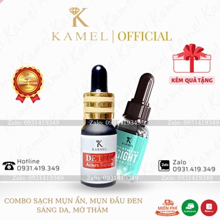 Combo serum detox, treatmen bright kamel karmel oficial / freeship + quà