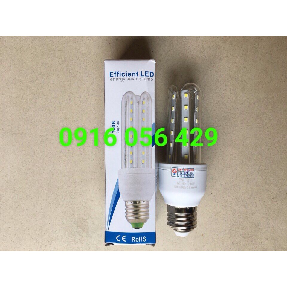 Bóng đèn LED siêu tiết kiệm điện chữ U 7W (Ánh sáng trắng)