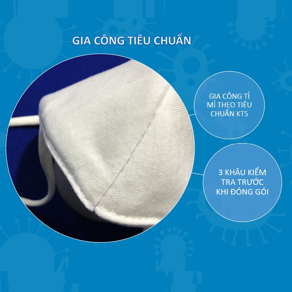 Combo 5-10 khẩu trang ngăn vi khuẩn, bụi mịn KT5