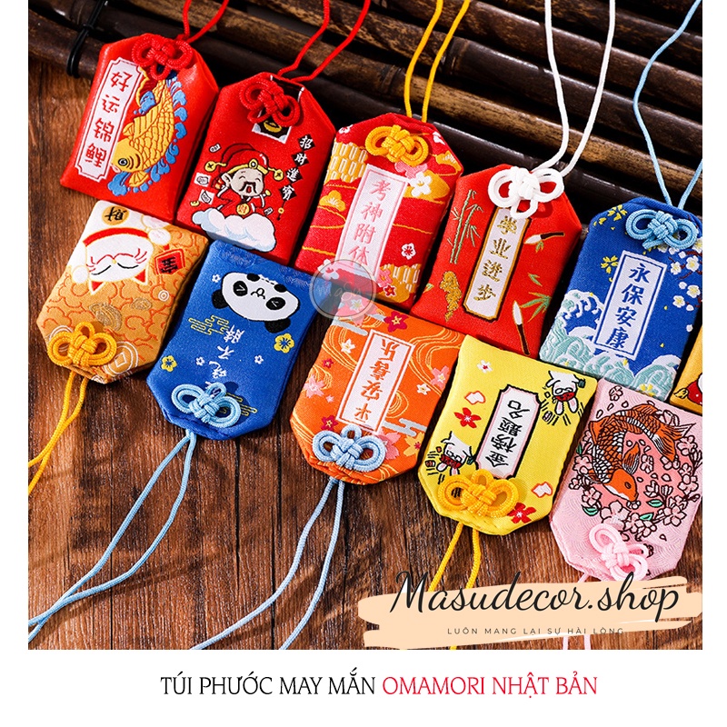 Túi Phước May Mắn Omamori, tặng Túi Bảo Vệ của Nhật Bản