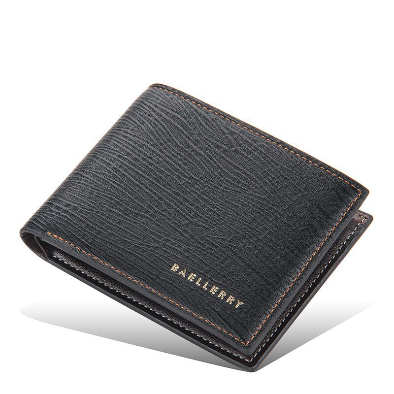 Baellerry Short Wallet Men's Multi-card Horizontal Coin Purse Fashion Ultra-thin  Youth Wallet