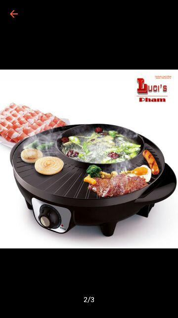 Lẩu nướng 2in1 loại 38cm