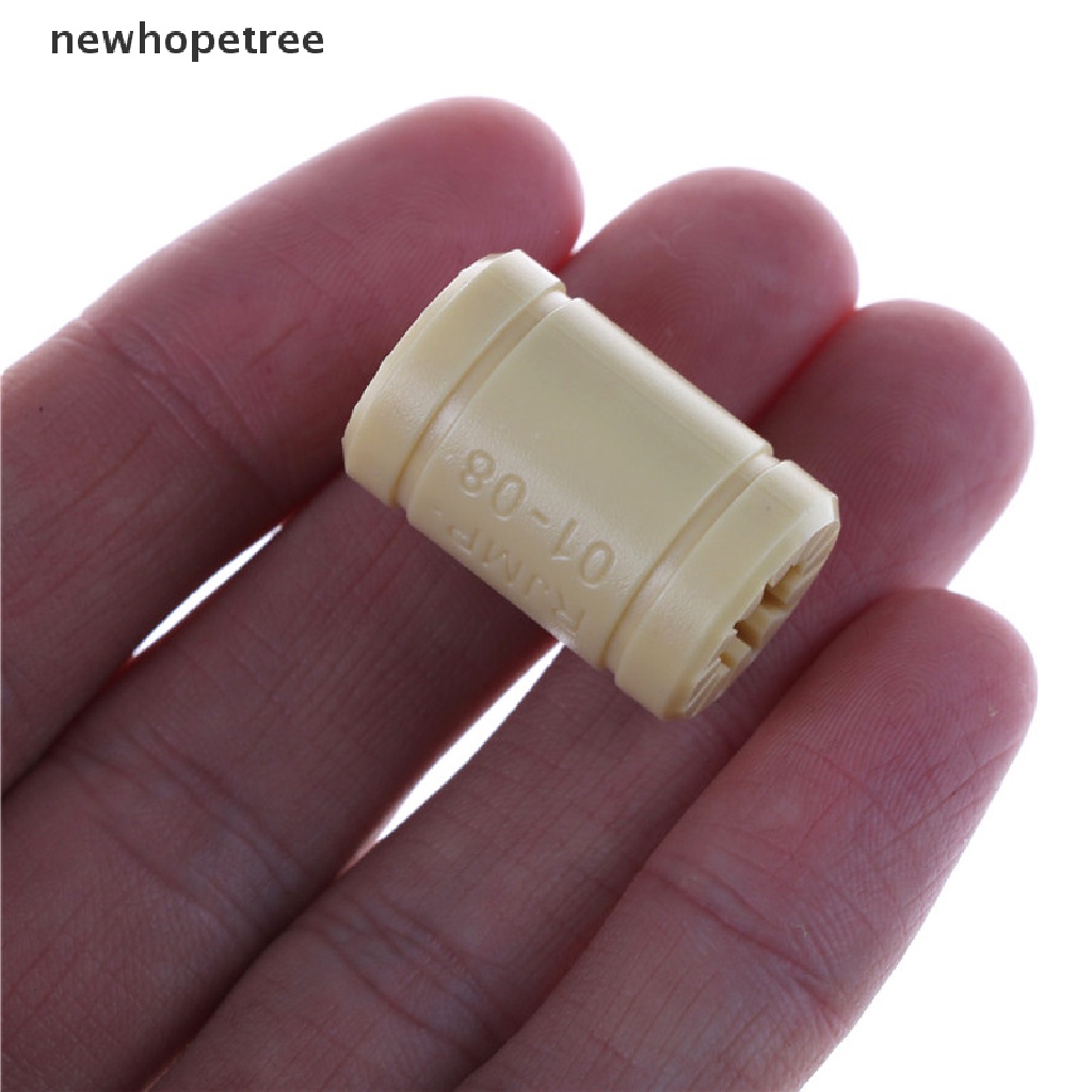 newhopetree 3D Printer LM8UU Bearing 8mm Shaft Igus Drylin RJMP-01-08 Beige OIK