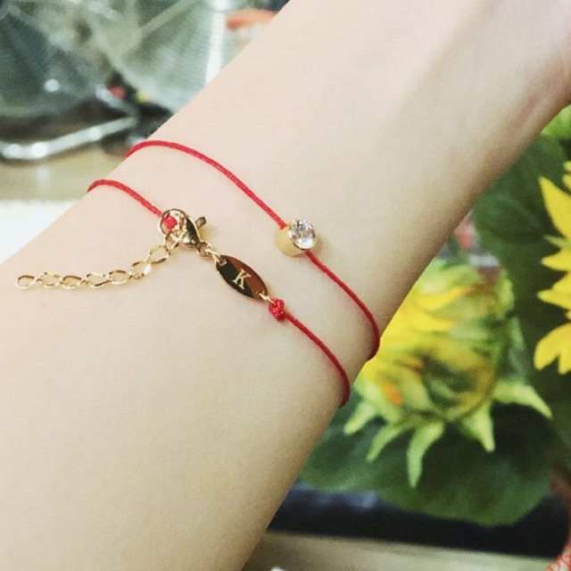 Vòng tay chỉ đỏ kim tiền thái lan