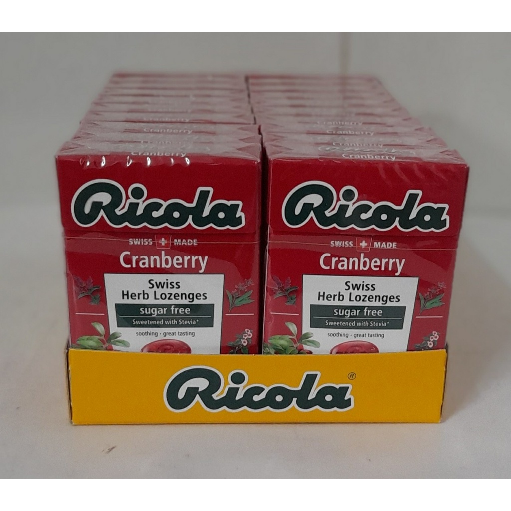 (20 hộp) kẹo thảo mộc Ricola ( 5 vị) hộp 40g