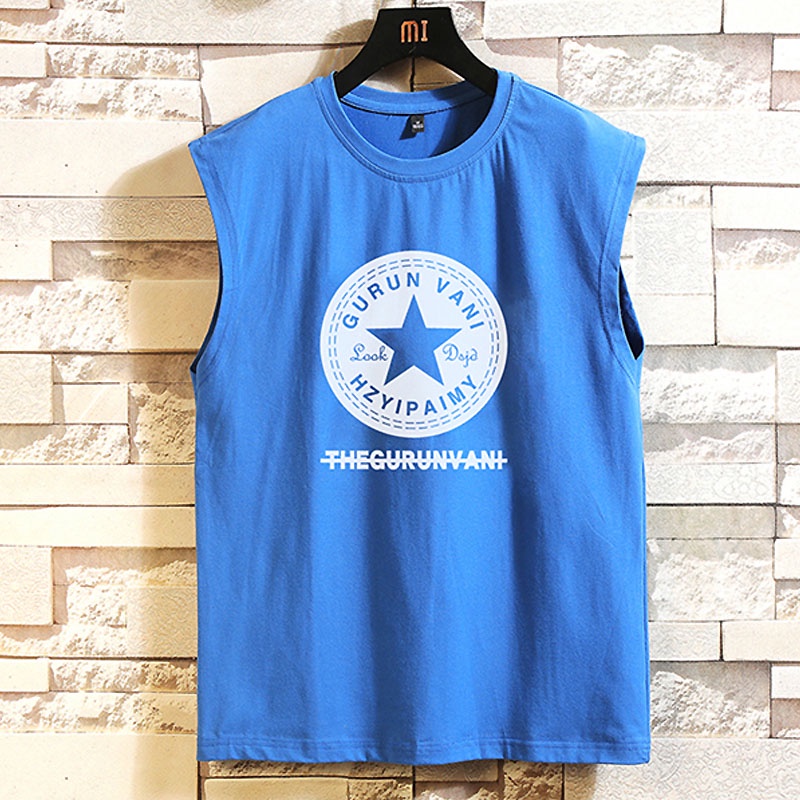 Áo Thun Cotton Không Tay Khô Nhanh In Họa Tiết Nhiều Màu Sắc Thời Trang Cổ Điển Cho Nam