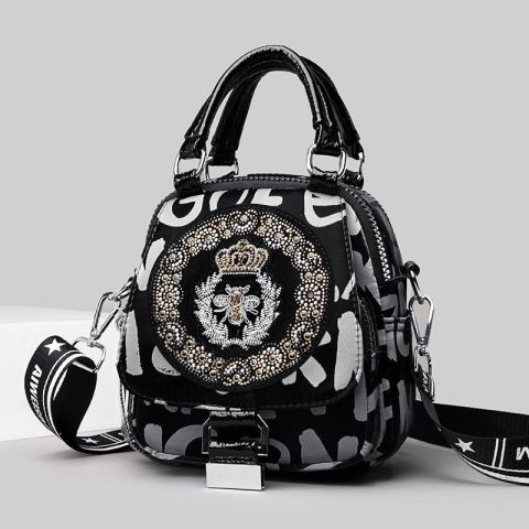 Ba Lô Đeo Chéo Đính Đá Phong Cách Phương Tây Thời Trang Cao Cấp 2022 Dành Cho Nữ