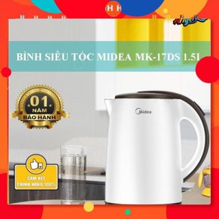 Bình mini đun nước midea mk17ds 1.7l chính hãng - bảo hành 12 tháng 24h
