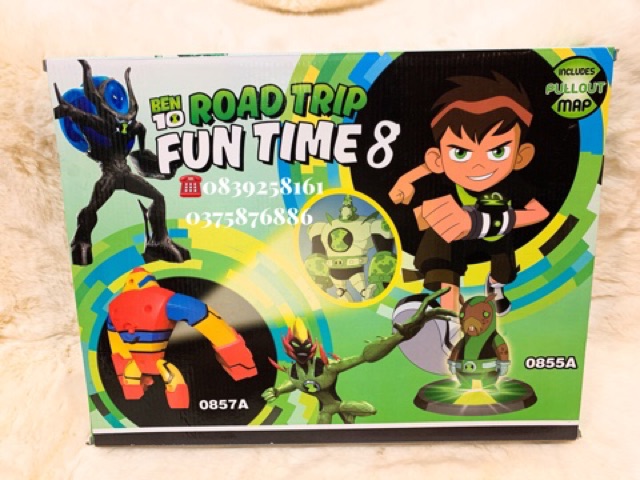 Bộ ben10 Mô Hình 5 Nhân Vật (size TO)