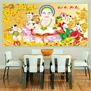 Tranh đính đá Vinh Hoa Phú Quý 100x60cm LV417