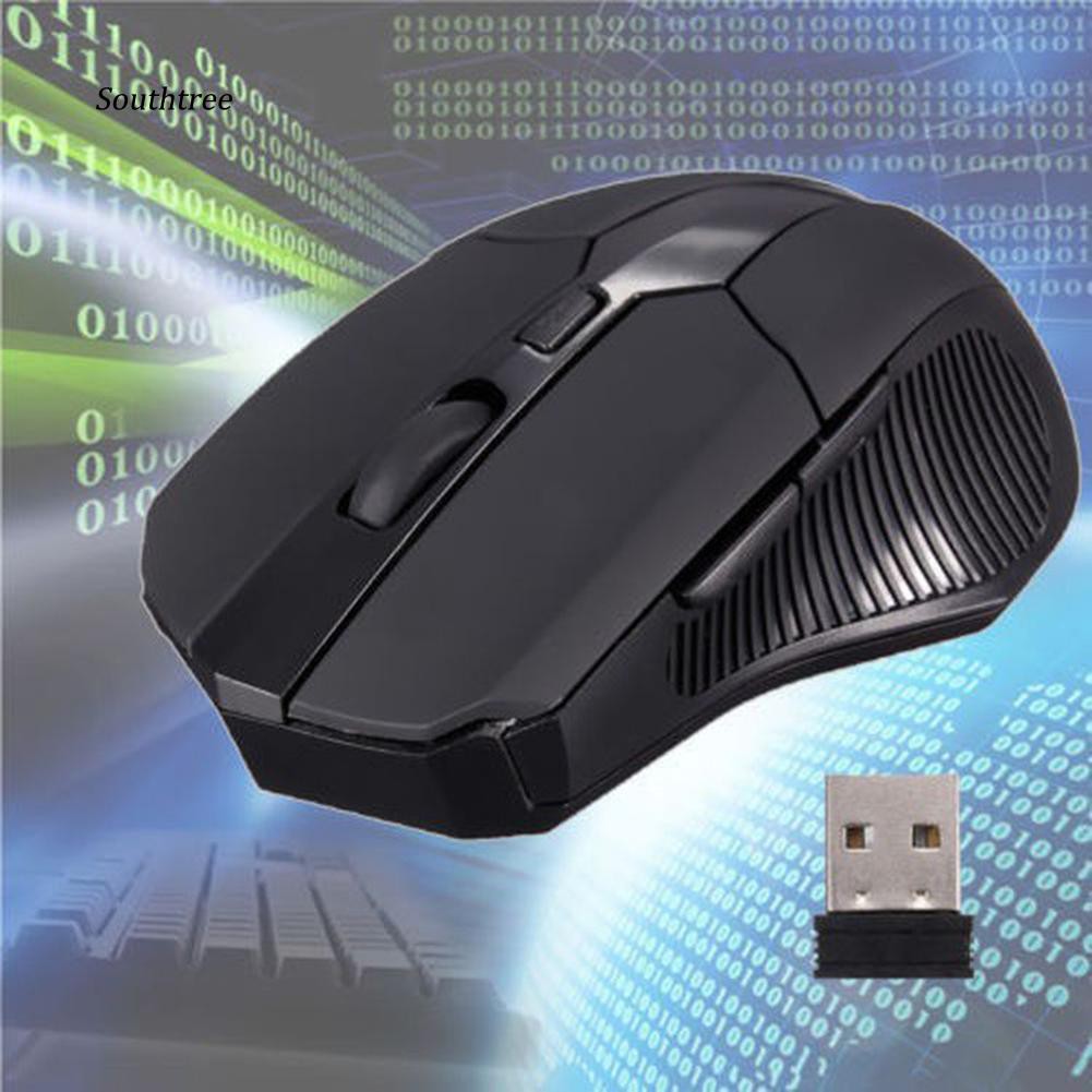 LYY_Portable 2.4GHz Wireless USB Receiver Optical Gaming Mouse Mice for PC Laptop