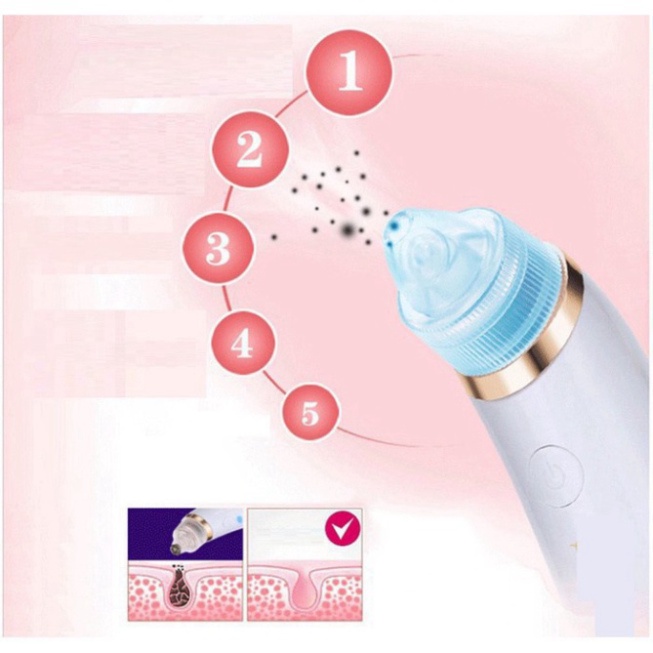 [Hàng Nội Địa] Máy Hút Mụn Mini Cầm Tay Sạc Pin Cao Cấp_ Bảo Hành 12 tháng