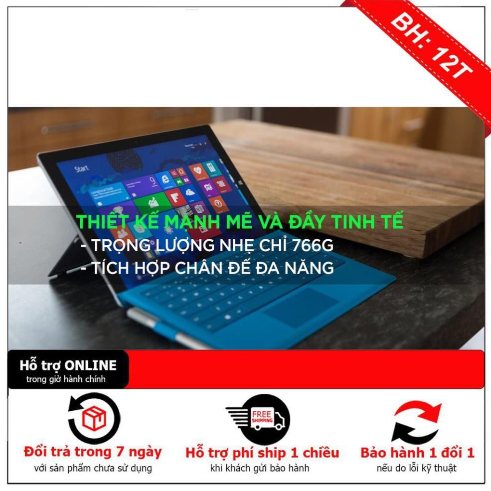 [BH12TH] Máy xách tay Surface Pro 4 Cũ Like New + Phím – Core i7 | Ram 16GB | SSD 512GB