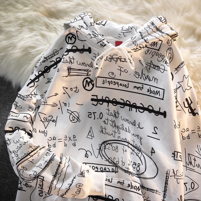 Áo Hoodie Dài Tay In Chữ Thời Trang Nữ Tính