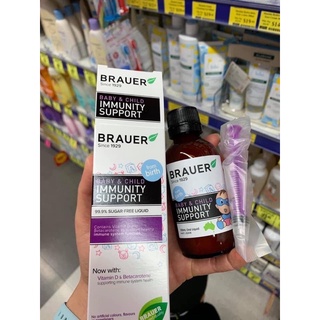Siro Tăng Đề Kháng Brauer Baby & Child Immunity Support 100ml