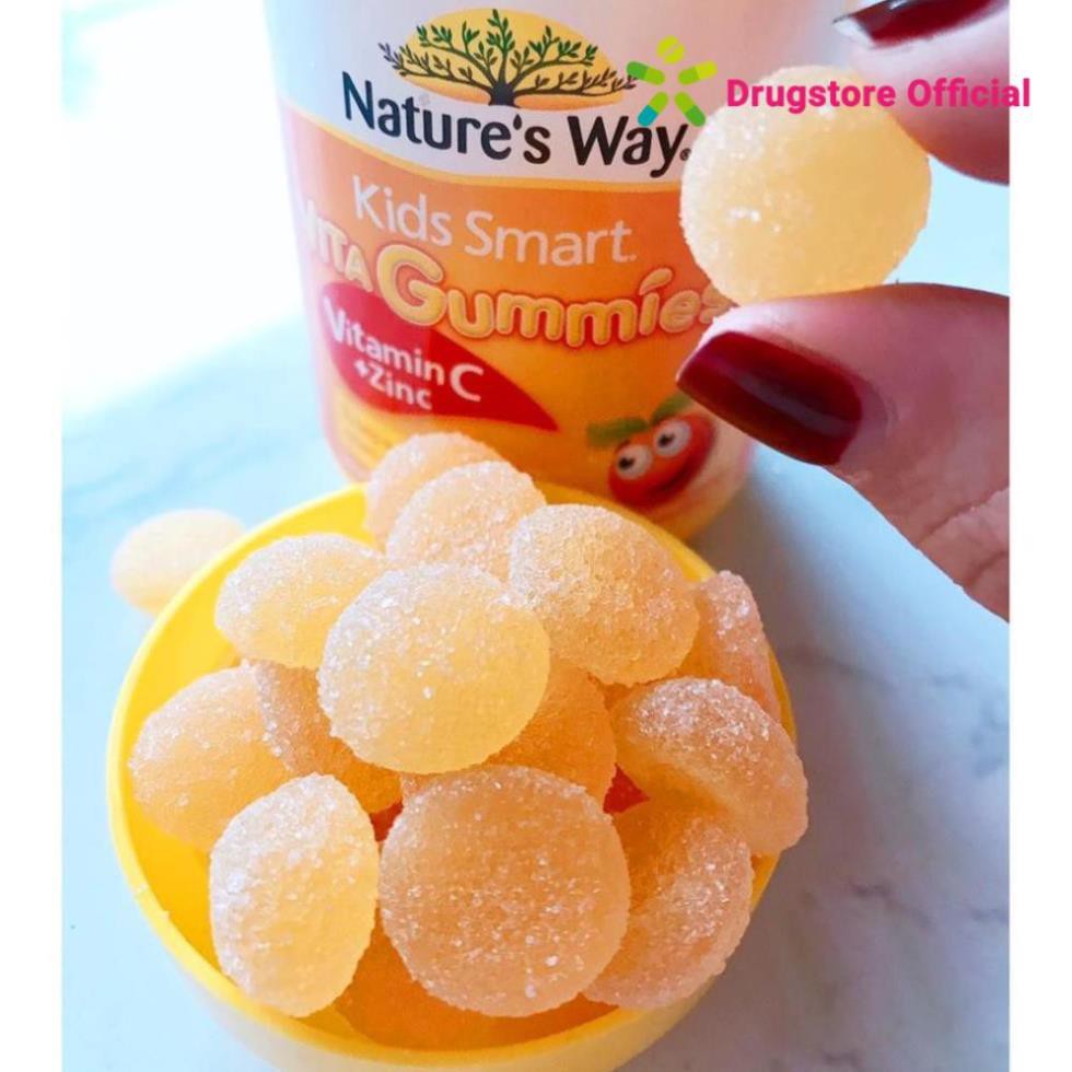 Kẹo Vitamin Nature's Way VITA Gummies Vitamin C + Zinc - Kích thích trẻ ăn ngon