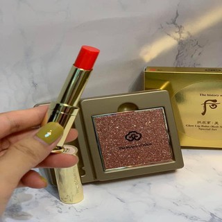 Set son dưỡng môi Whoo màu đỏ