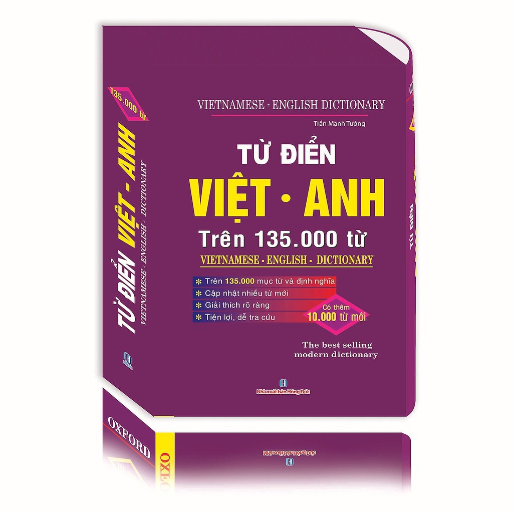 Sách - Từ điển Việt - Anh trên 135.000 từ