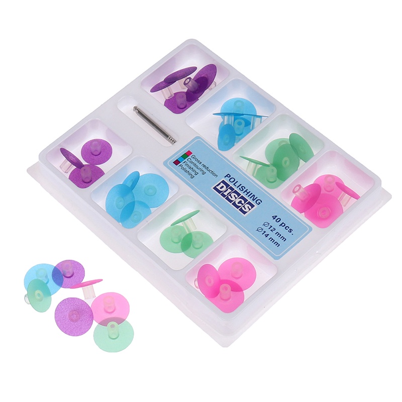 [Hàng mới về] 40 phụ kiện đánh bóng răng chất lượng dành cho nha khoa