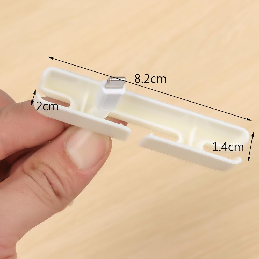 LANSEL Bộ 3 Kẹp Cố Định Dây Cáp Điện Thoại Tự Dính Để Bàn