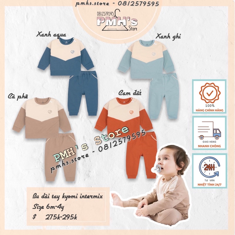 NEW 2021 - Bộ dài tay cài vai Bu Kyomi Intermix Aloha