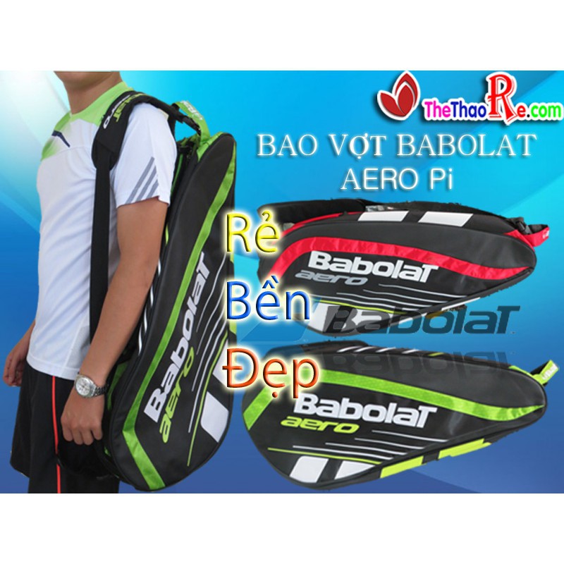 BAO Túi Đựng Vợt Tennis Babolat - LOẠI DÀI Hàng Chuẩn CHẤT LƯỢNG CAO