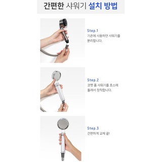 Comet Home Shower Head & Pure Micro Filter  (3 pieces)