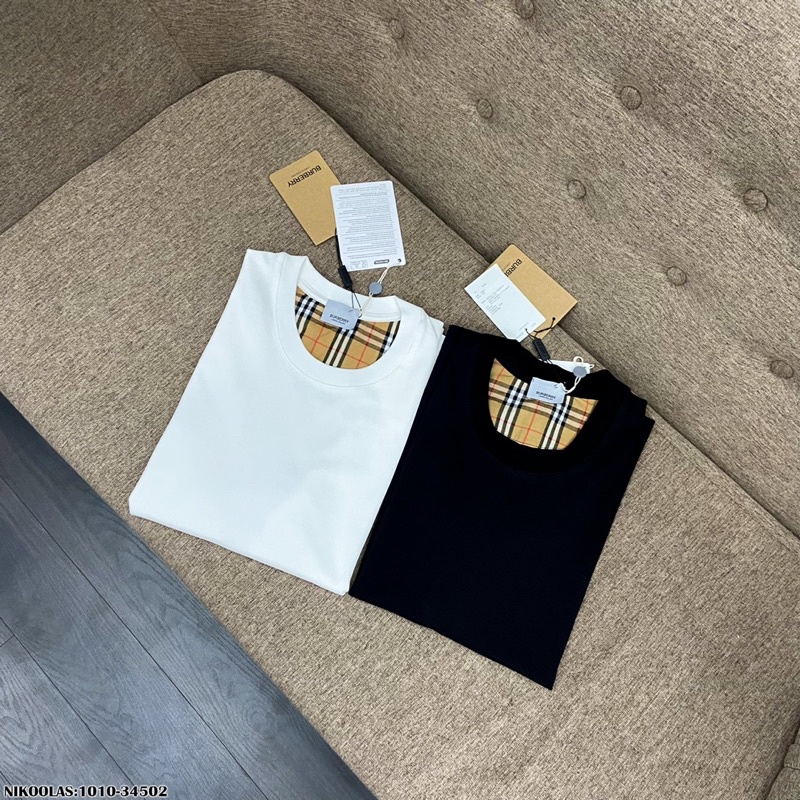 Áo phông Nam phối kẻ vàng ở 2 bên tay hàng likeauth