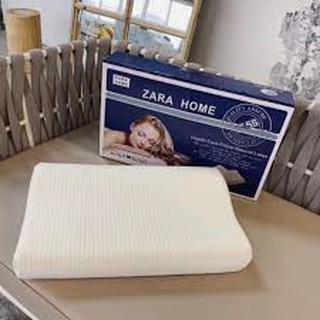 Gối Zaza Home Cao Su Non Siêu Êm, Tránh Mỏi Cổ, Đau Vai Gáy Cho Giấc Ngủ Ngon