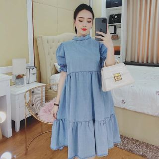 Đầm đính đá hàng thiết kế - Freesize
