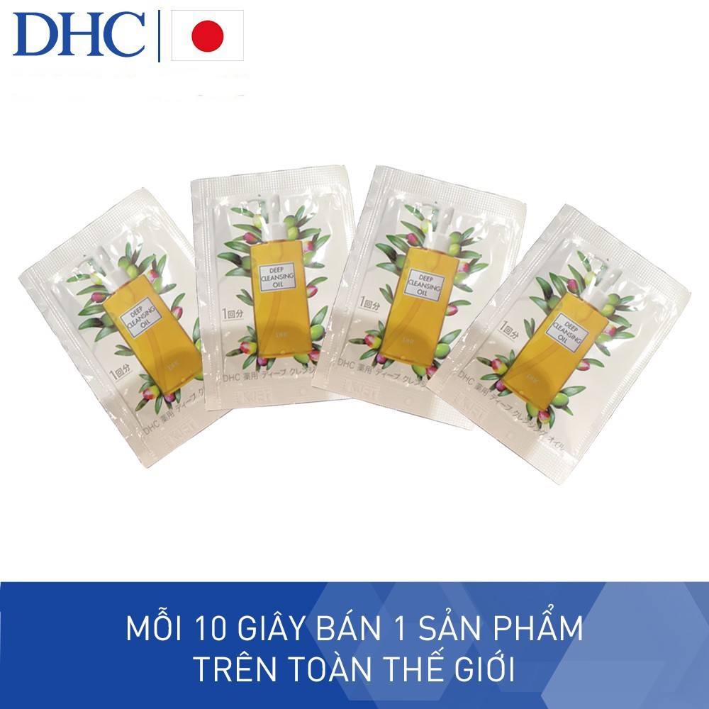 Dầu Tẩy Trang Olive DHC Deep Cleansing Oil Gói 3ml