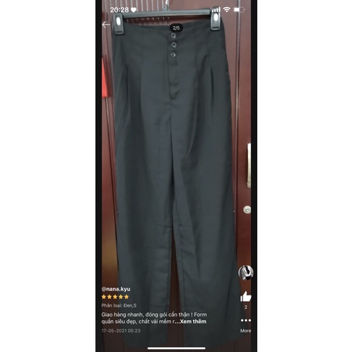 Quần âu dáng xuông