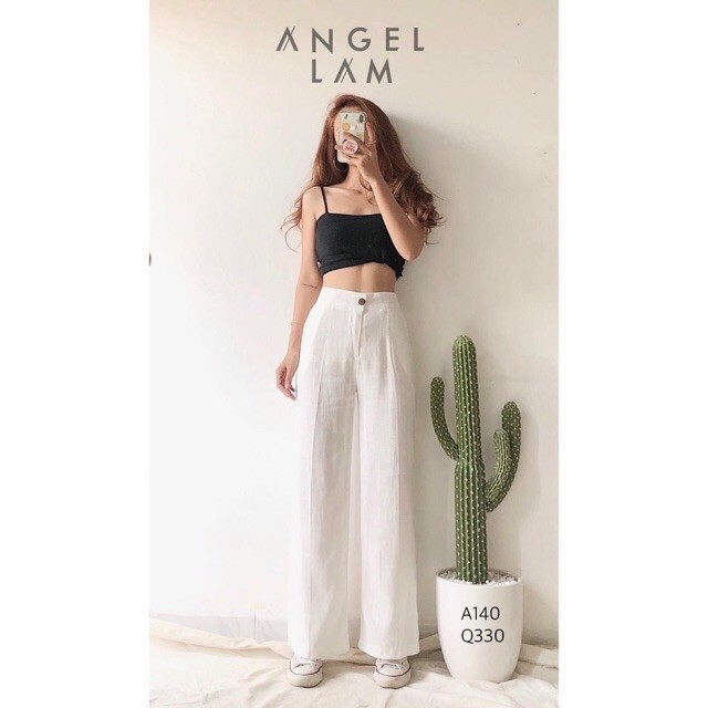 Quần Ống Rộng Đũi Nữ Lưng Cao dài 100cm | BigBuy360 - bigbuy360.vn