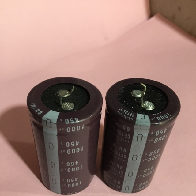 [bộ 2 chiêc]Tụ lọc nguồn 1000uf-450v