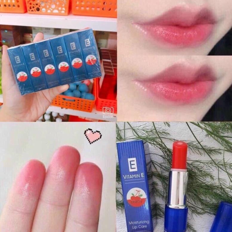 Son Dưỡng Môi Vitamin E Cherry Thái
