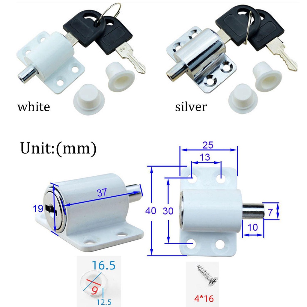 Chốt Khóa Cửa Sổ Mini Bằng Hợp Kim Nhôm Tiện Dụng
