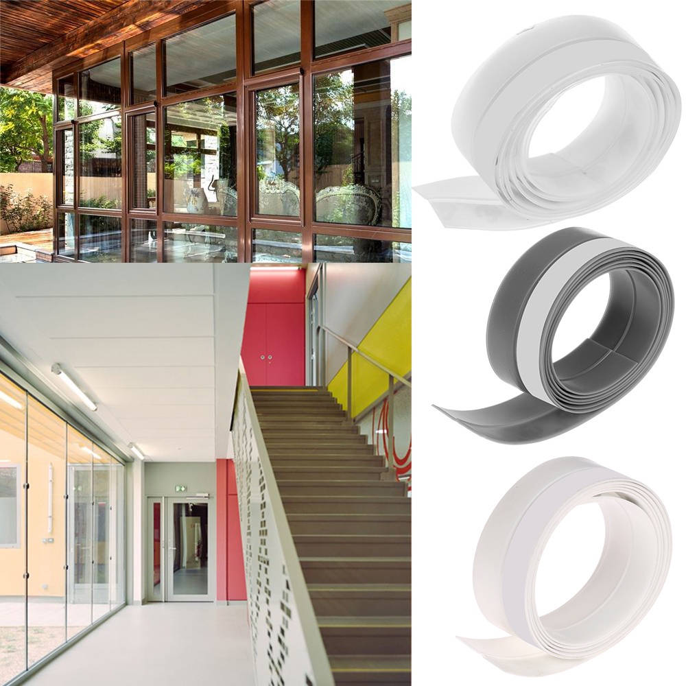 Cuộn Băng Keo Silicon Trong Suốt Dán Viền Cửa Chống Gió Tiện Dụng