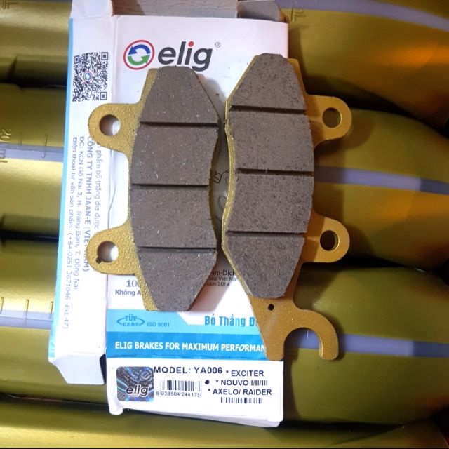 Má phanh trước ELIG Jupiter Exciter 135 5 số, Raider Axelo Nouvo123  Shogun Smash XBIKE Revo Viva ju