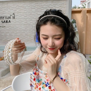 Bờm Tóc Đính Đá Phong Cách Hàn Quốc Đơn Giản