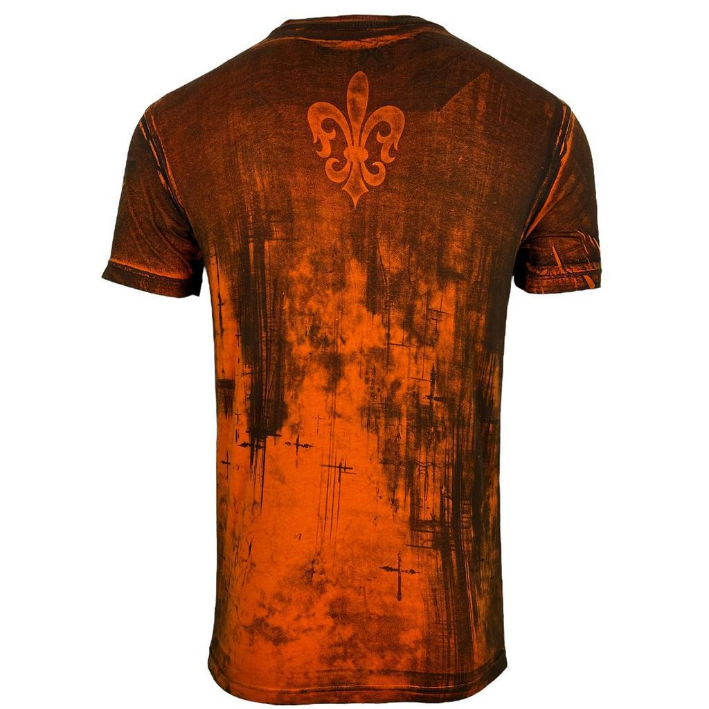 Áo Thun Nam Màu Đỏ Đậm In Chữ xtreme couture by affliction Size s-5xl