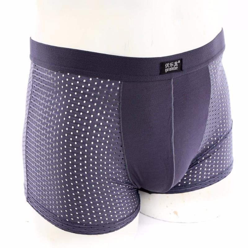 HCM - 4MEN'S -Hộp quà tặng 4 quần sịp Nam thông hơi, quần đùi vải cotton - Hàng Xuất Nhật