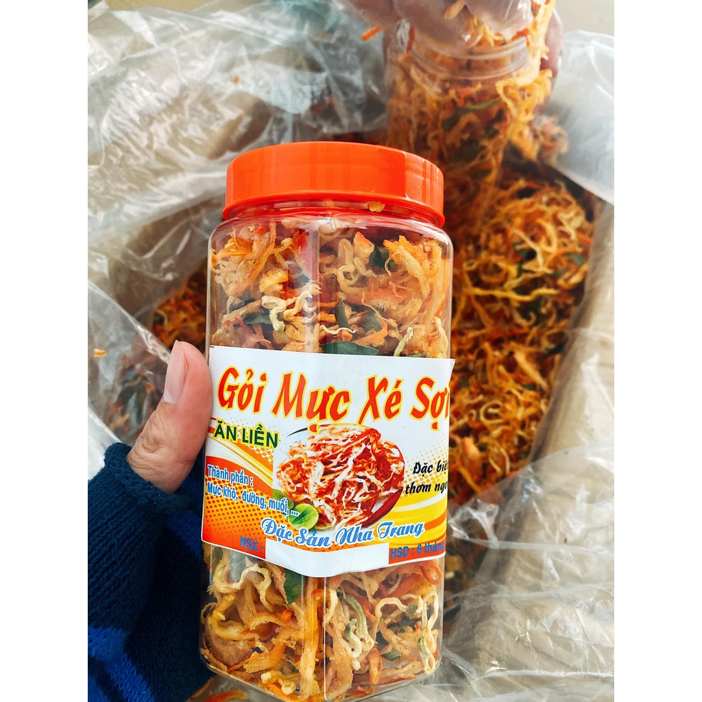 Gỏi Mực Xé Sợi Thơm Ngon ĐẶC BIỆT LOẠI 1 - Đặc Sản Nha Trang Chính Hiệu