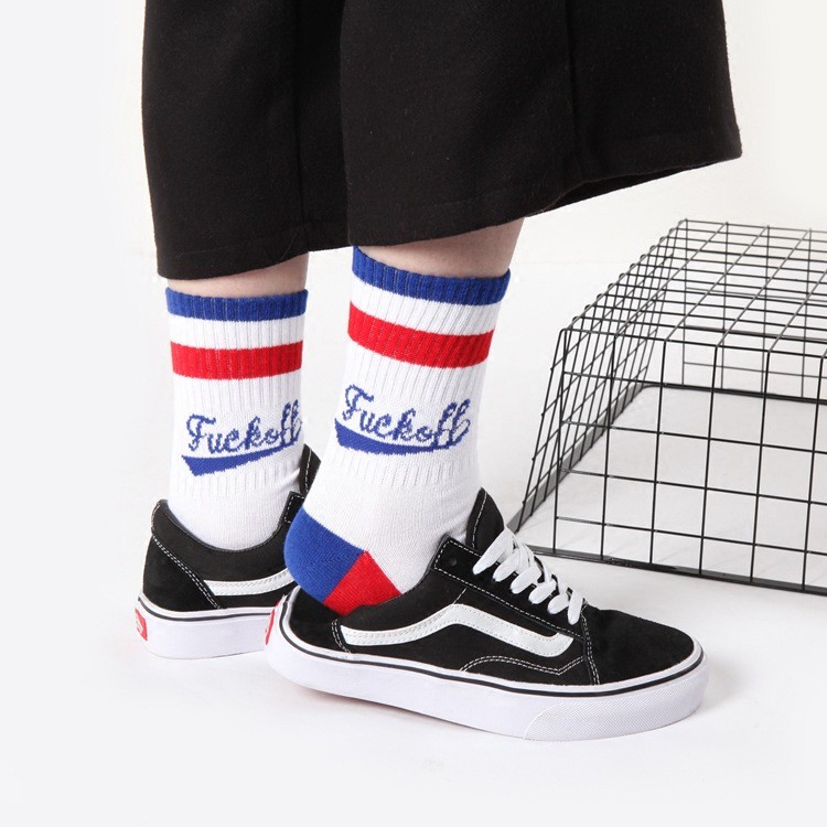 Vớ cotton in chữ vui nhộn dành cho cả nam và nữ