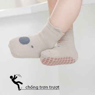 Set 5 Đôi Tất Chống Trơn Trượt Cho Bé Hellobaby Size 6 Tháng Đến 3 Tuổi