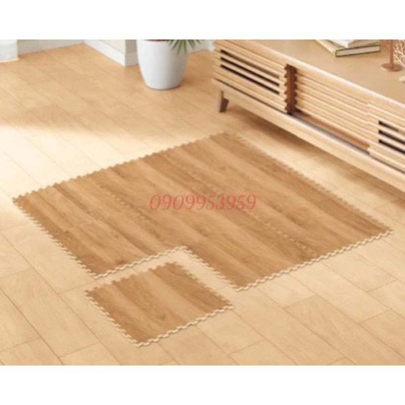 Thảm xốp lót sàn vân gỗ size 30×30x1cm