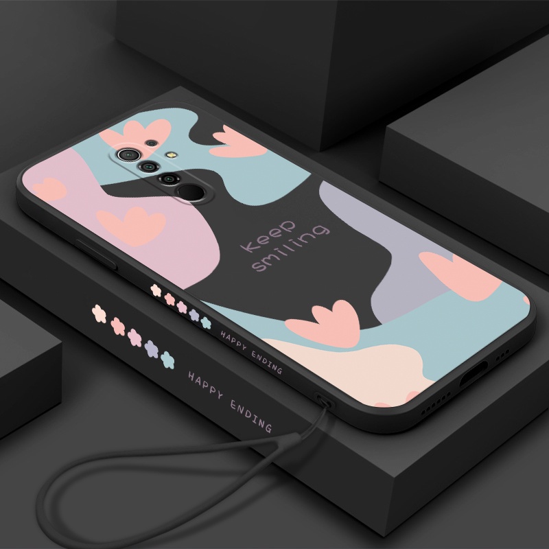 Ốp Điện Thoại Viền Silicon Có Dây Đeo Cho Redmi 10 Redmi 9 Redmi 8 Redmi 8a Redmi 7 Redmi 6a Redmi 6 Redmi 5a